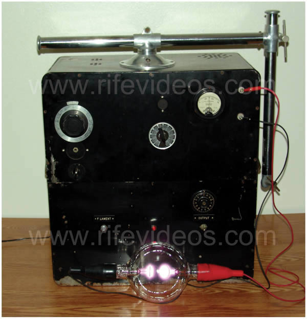 Original Beam Ray Rife Machine